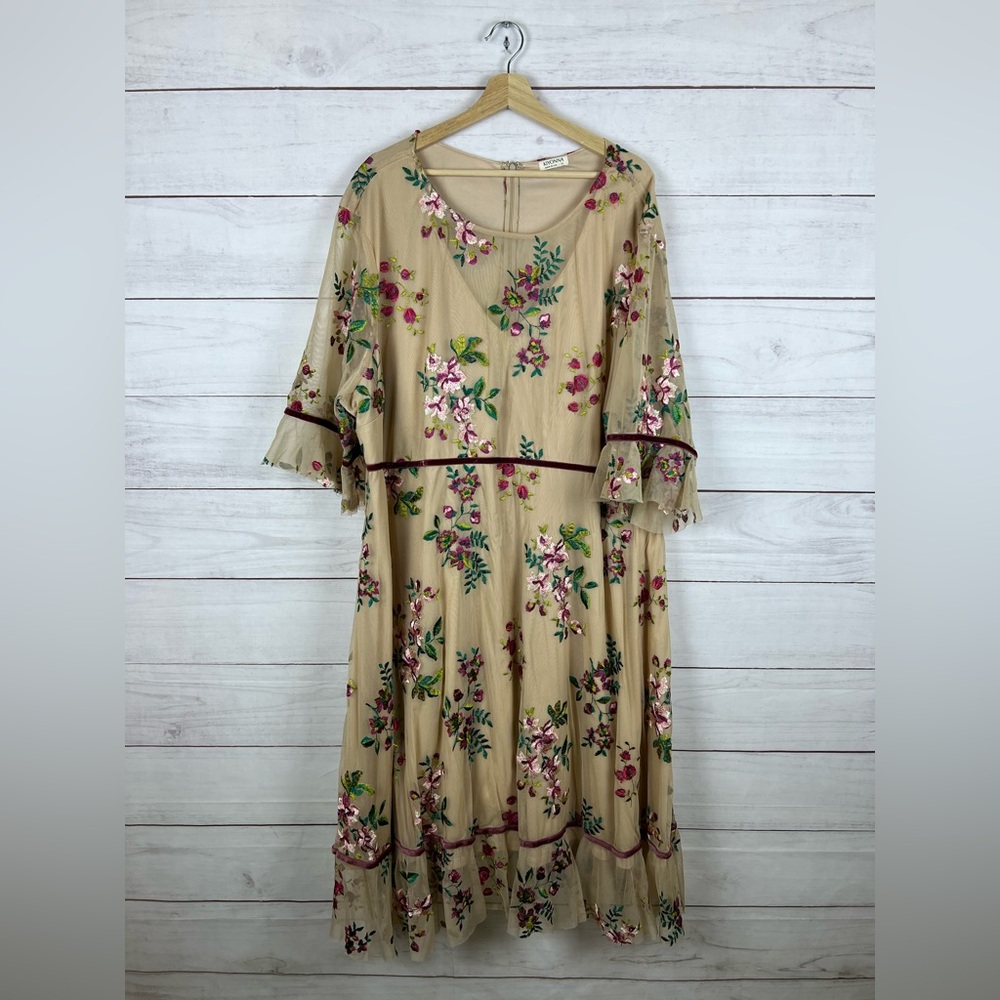 Kiyonna Wildflower Dress 5X